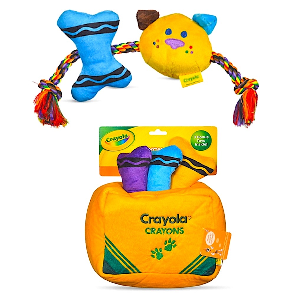 Crayola “Bark to School” Dog Toy Bundle 🖍️